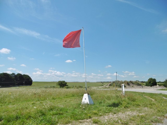 Little Cheverell, red flag